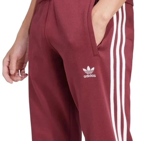 ADIDAS 3 Stripe Fleece Jogger Pants Adicolor Size S Mens Indigo Navy IM9319 NWT - Picture 5 of 13